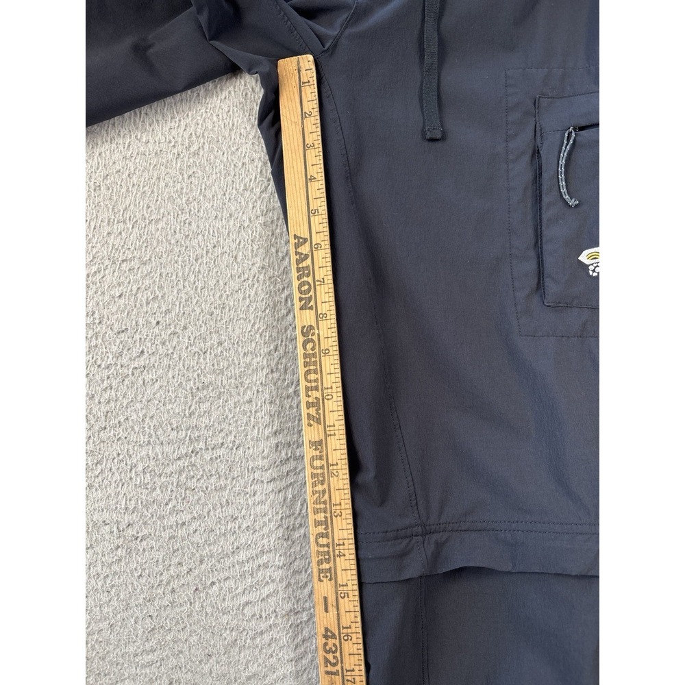 Mountain Hardware Convertible Pants Womens 8 Cargo Hiking Shorts Black - Picture 3 of 7